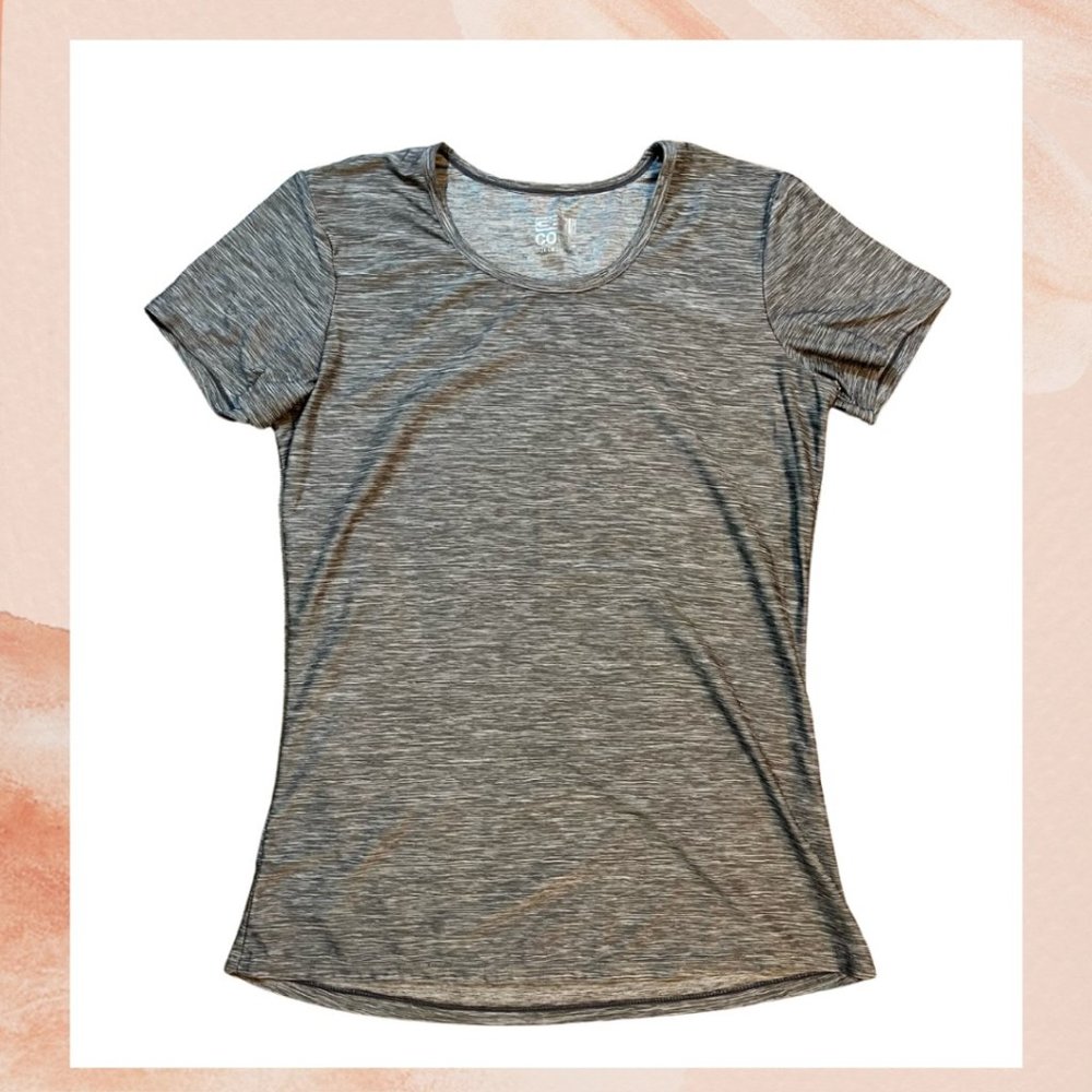 Gray Spacedye Athletic Tee
